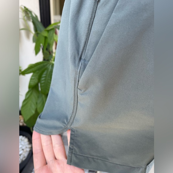 Zella Running Shorts in Khaki Green, M - Picture 6 of 16